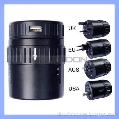 World Universal Travel Adapter with USB Charger Multi Plug Adapter (SDP-231)